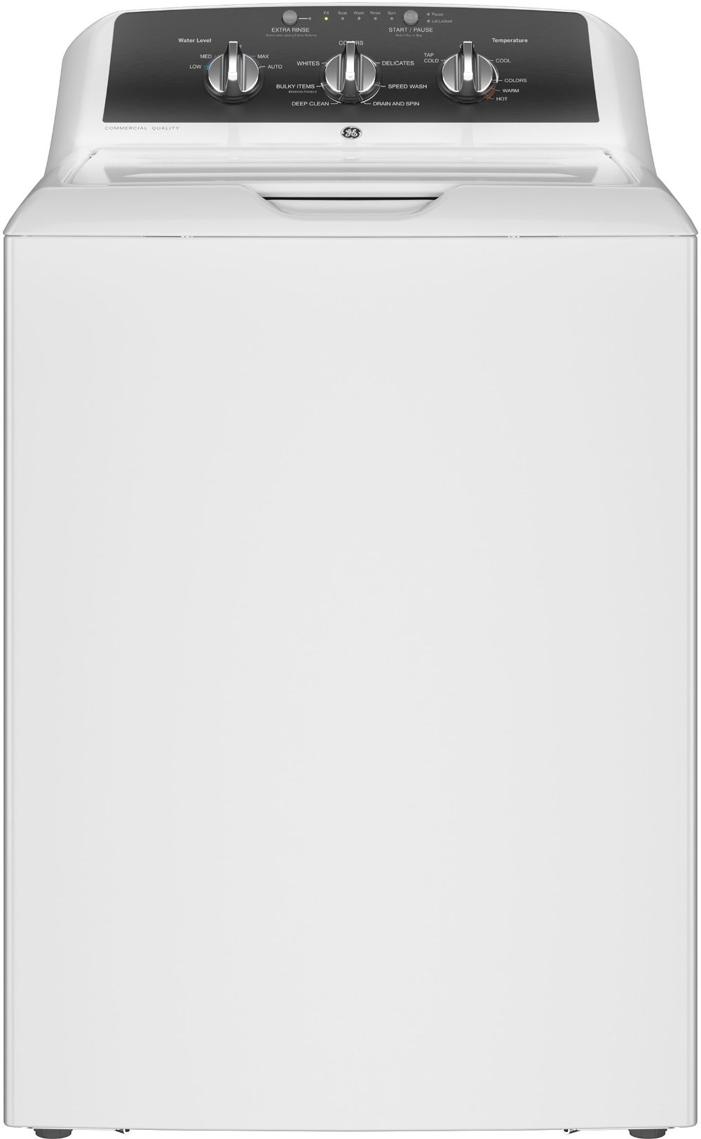GE 4.3 Cu Ft Top Load Washer - White