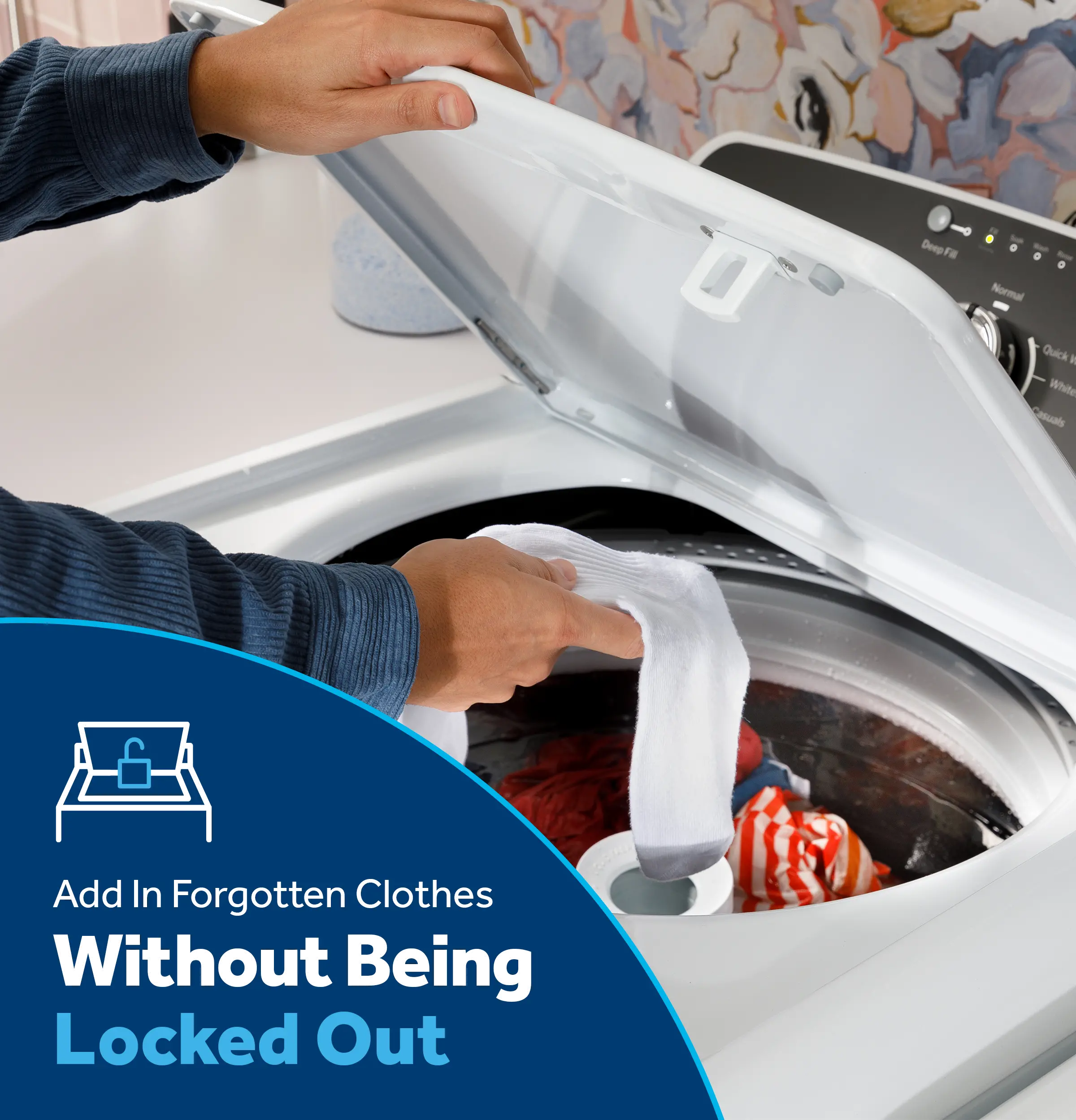 GTW525ACWWB GE 4.3 Cu Ft Top Load Washer - White-9