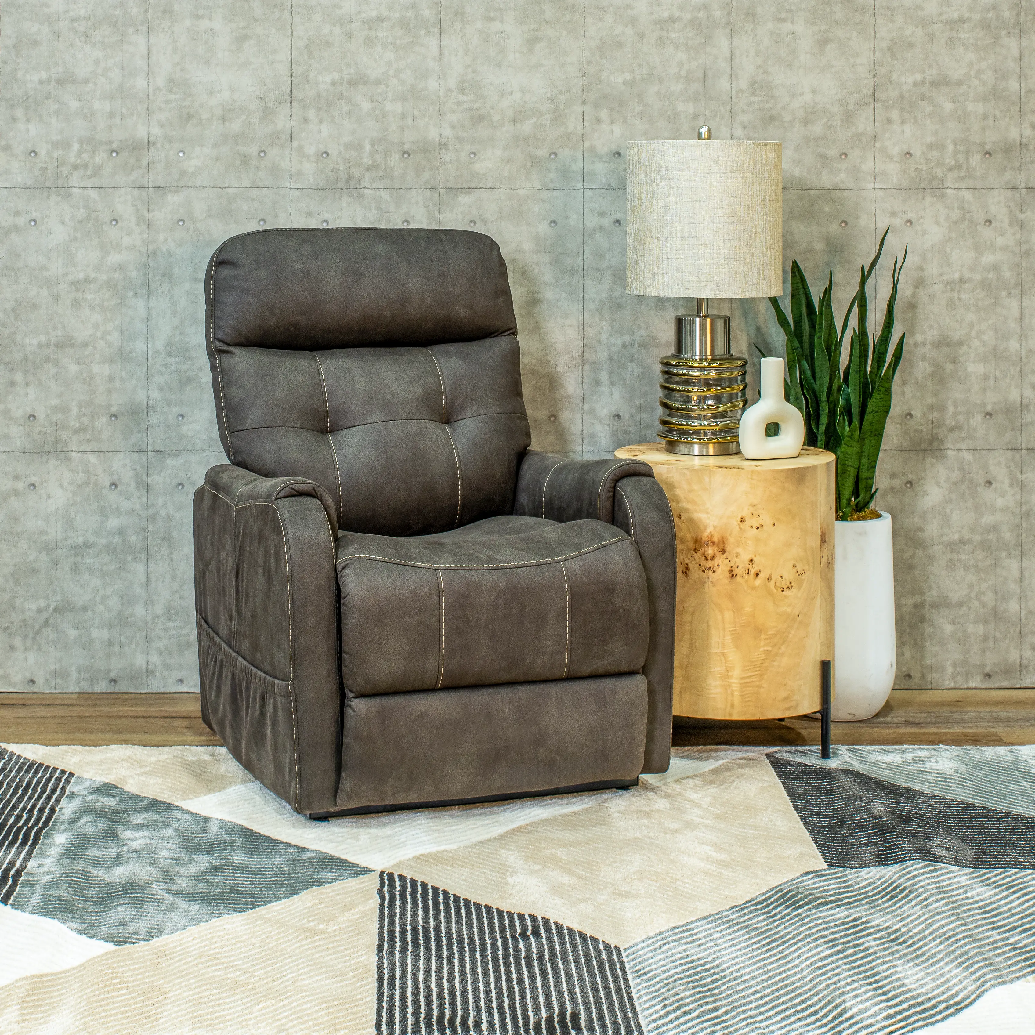 Waverly Dark Brown Lift Chair-2