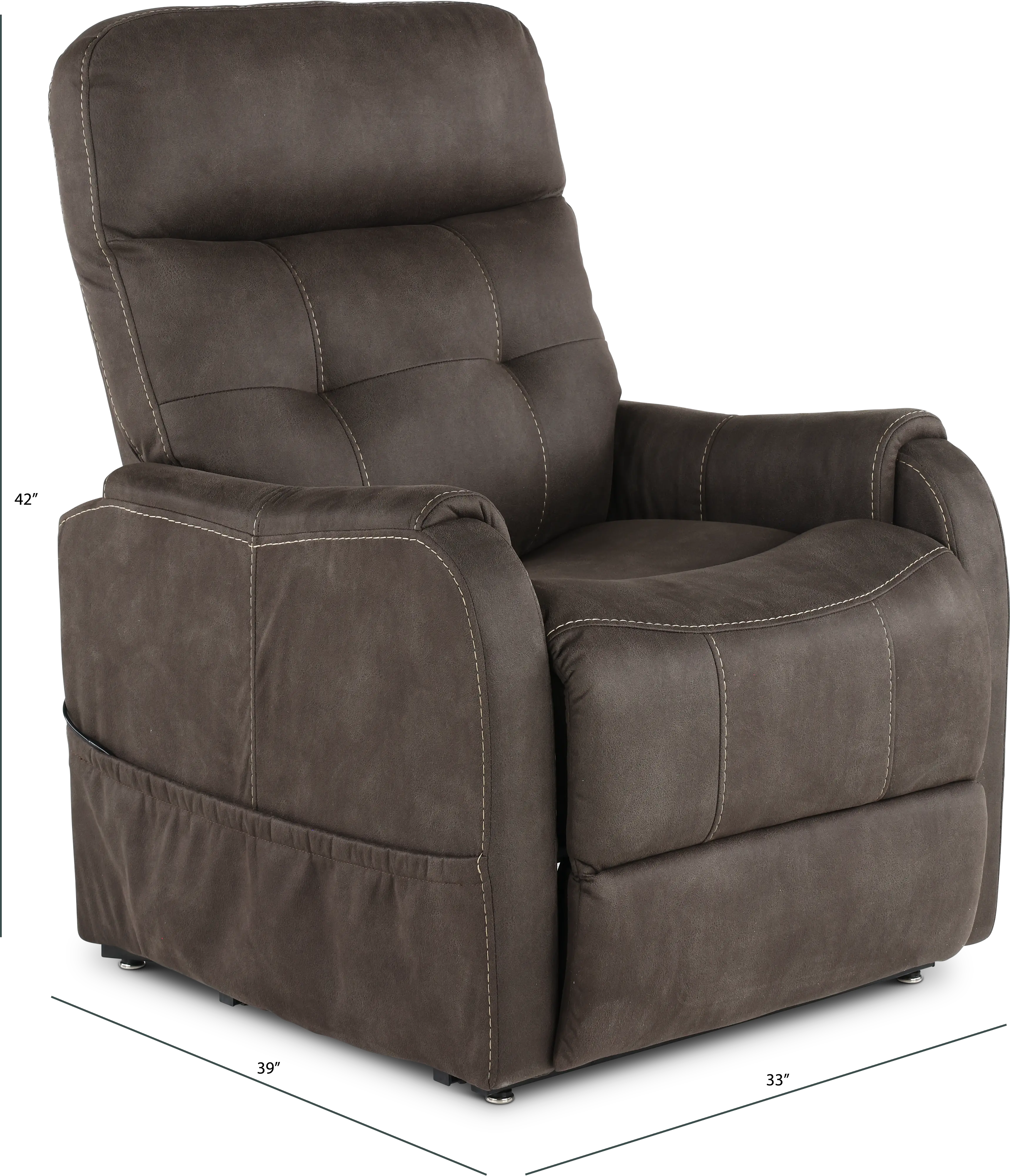 Waverly Dark Brown Lift Chair-3