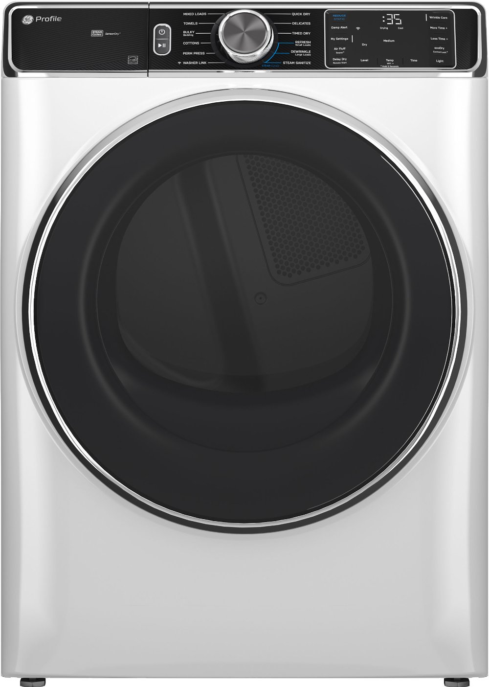 GE Profile 7.8 Cu Ft Smart Electric Dryer - White