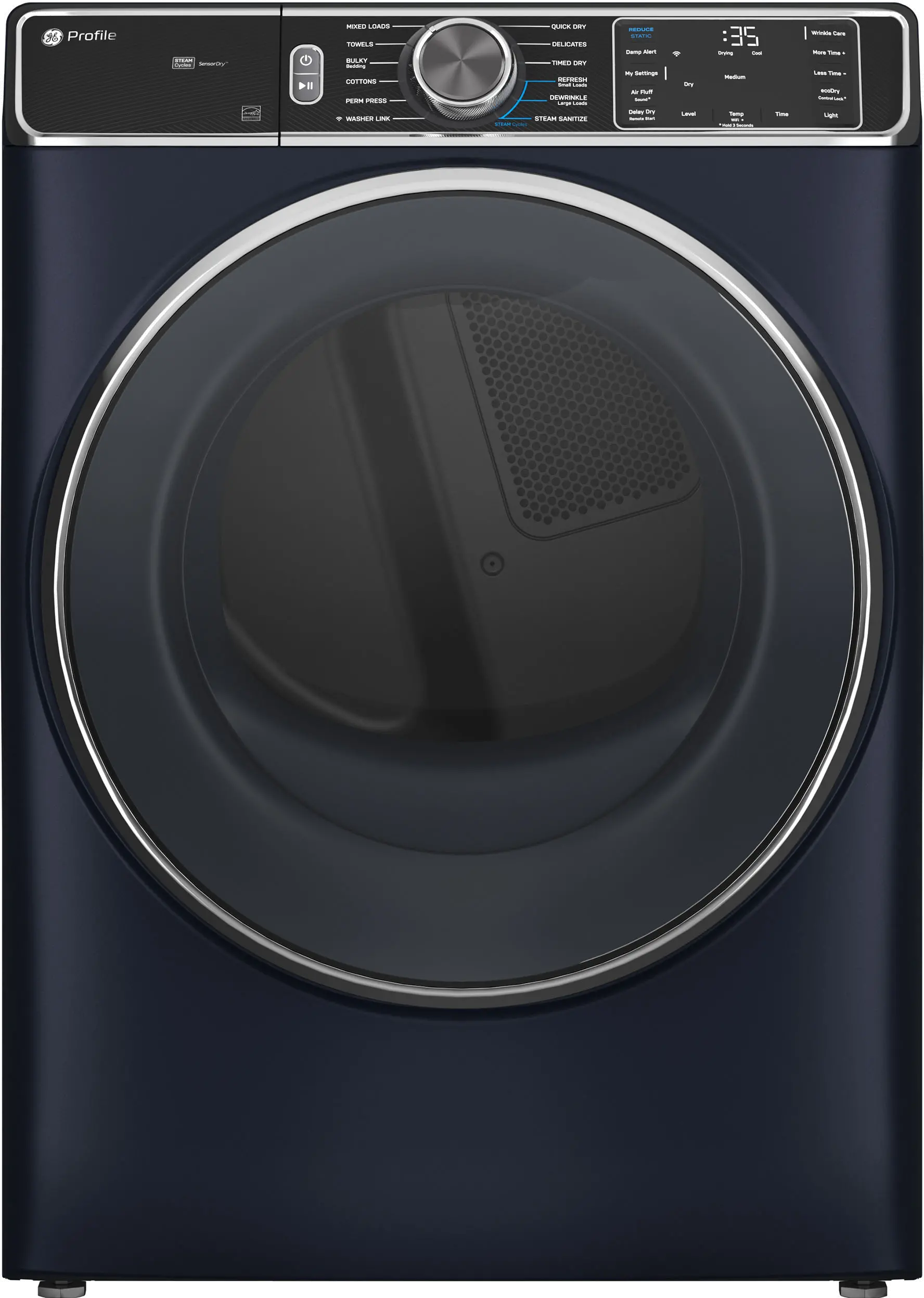PFD87GSPVRS GE Profile 7.8 Cu Ft Smart Gas Dryer - Sapphire Blue-1