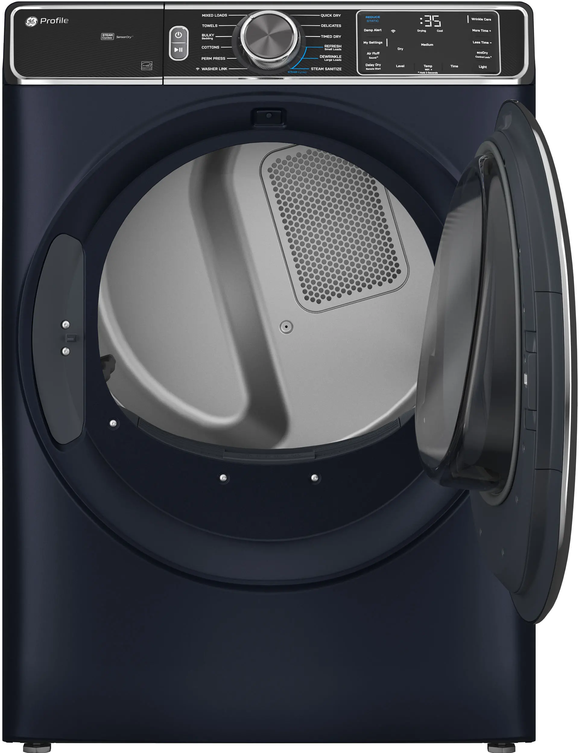 PFD87GSPVRS GE Profile 7.8 Cu Ft Smart Gas Dryer - Sapphire Blue-3