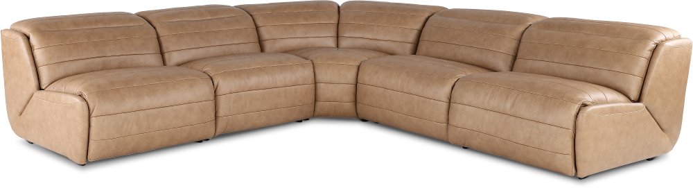 Jag Sand 5-Piece Power Reclining Sectional