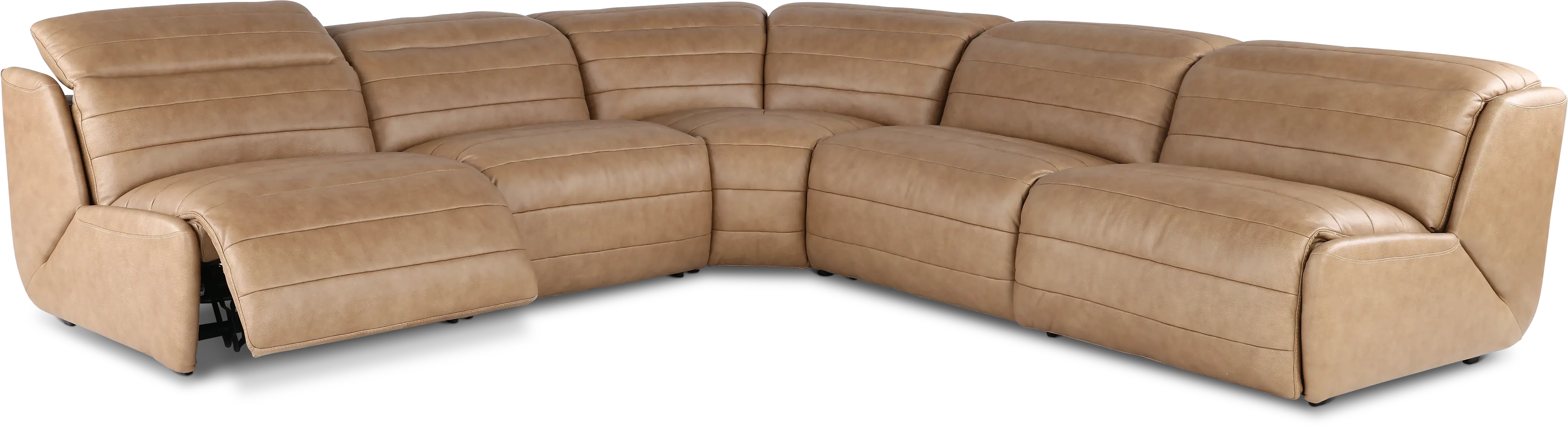 Jag Sand 5-Piece Power Reclining Sectional-5
