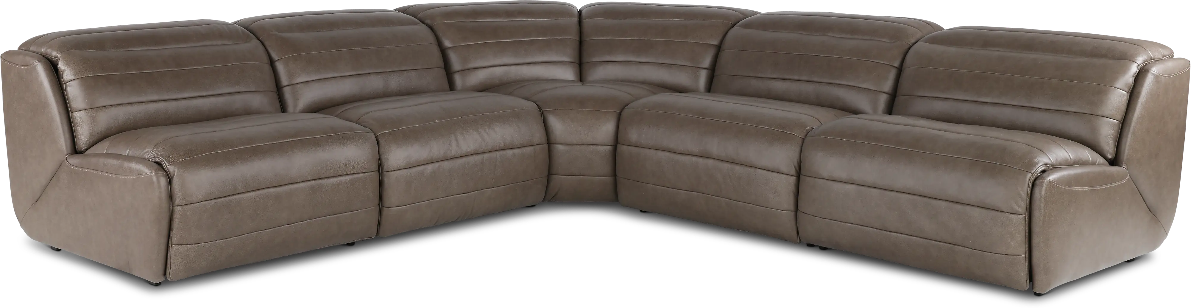 Jag Mushroom 5-Piece Power Reclining Sectional-1