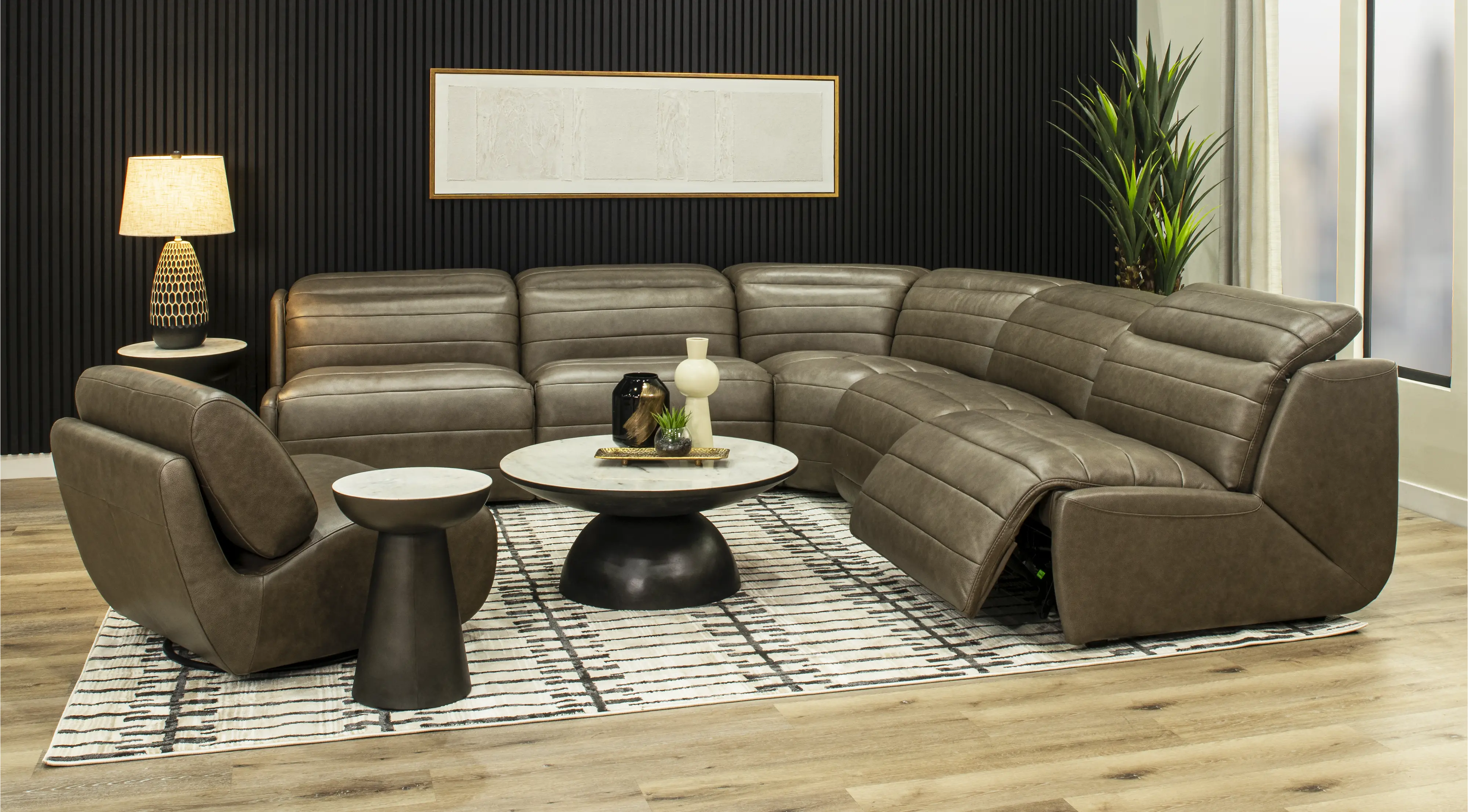 Jag Mushroom 5-Piece Power Reclining Sectional-4