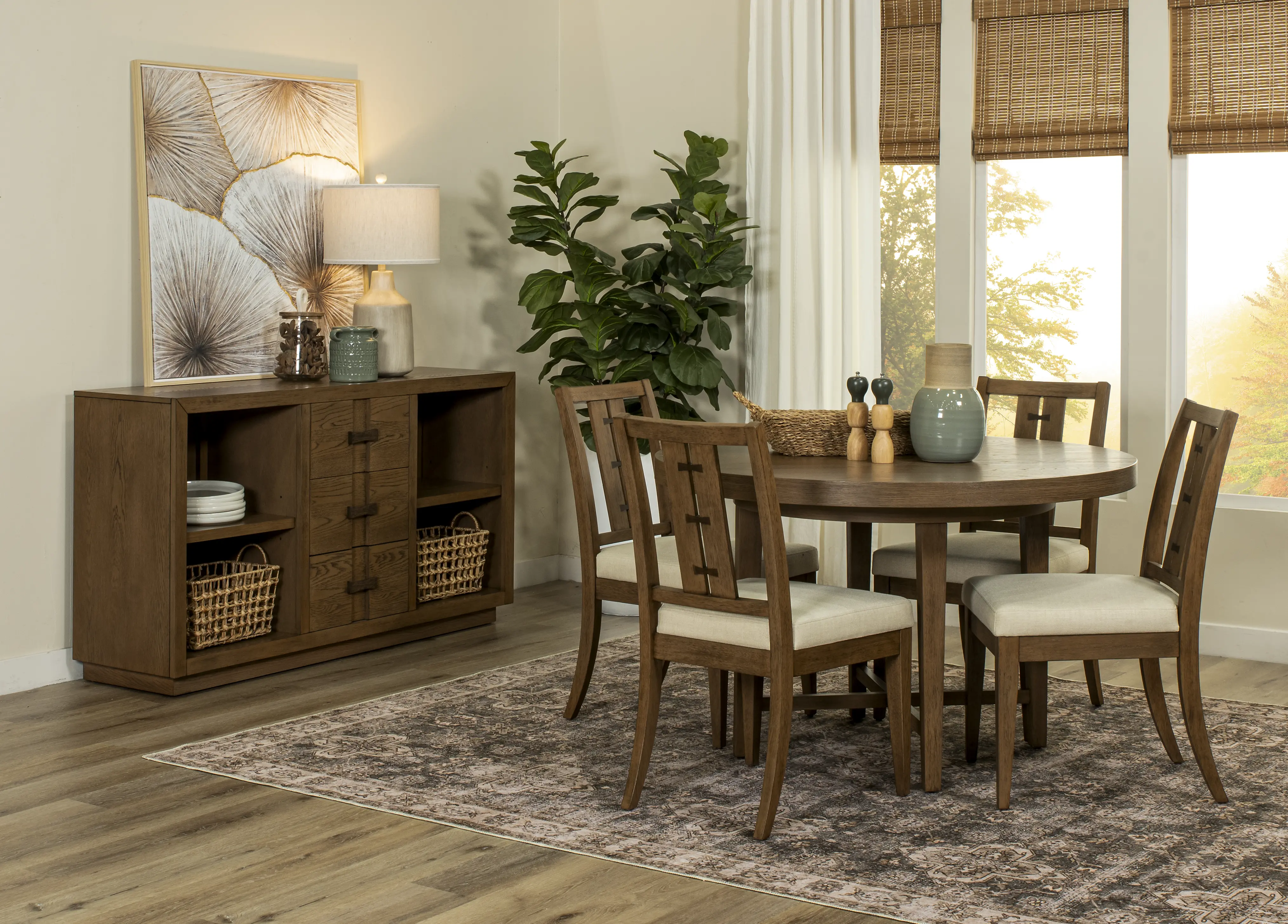 Sheridan Natural Oak Dining Server-2