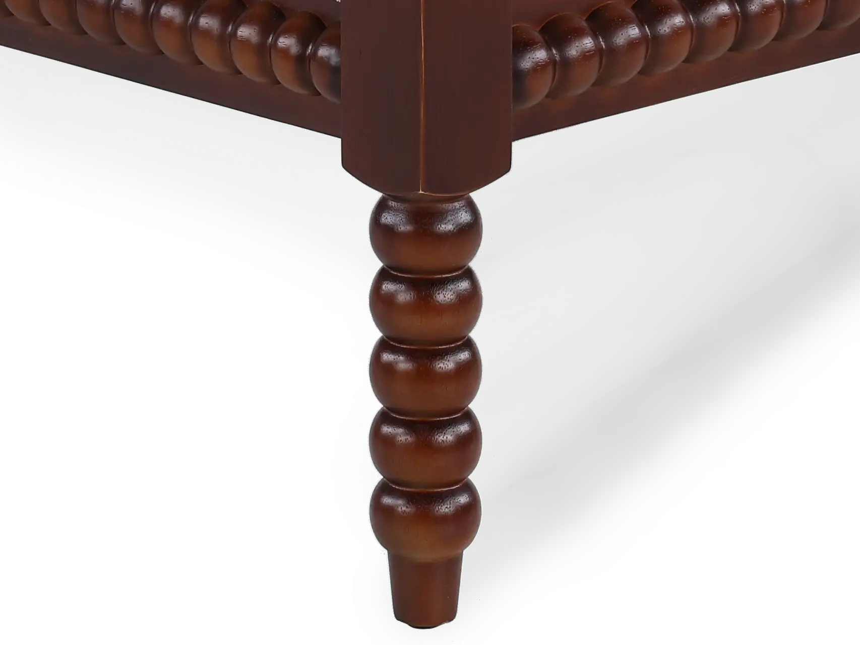Newman Gray and Brown Spool-Style Accent Chair-8