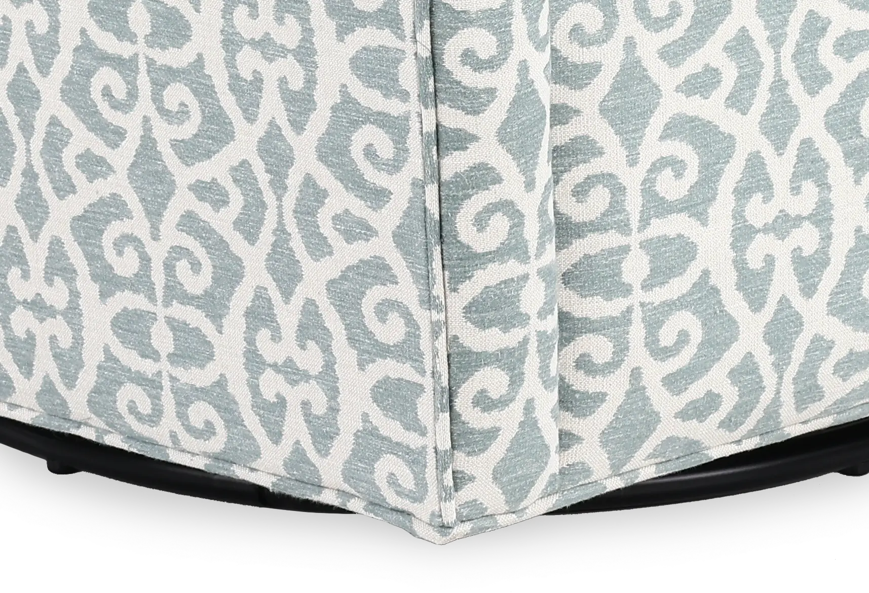 Newman Gray and White Gliding Swivel Chair-8