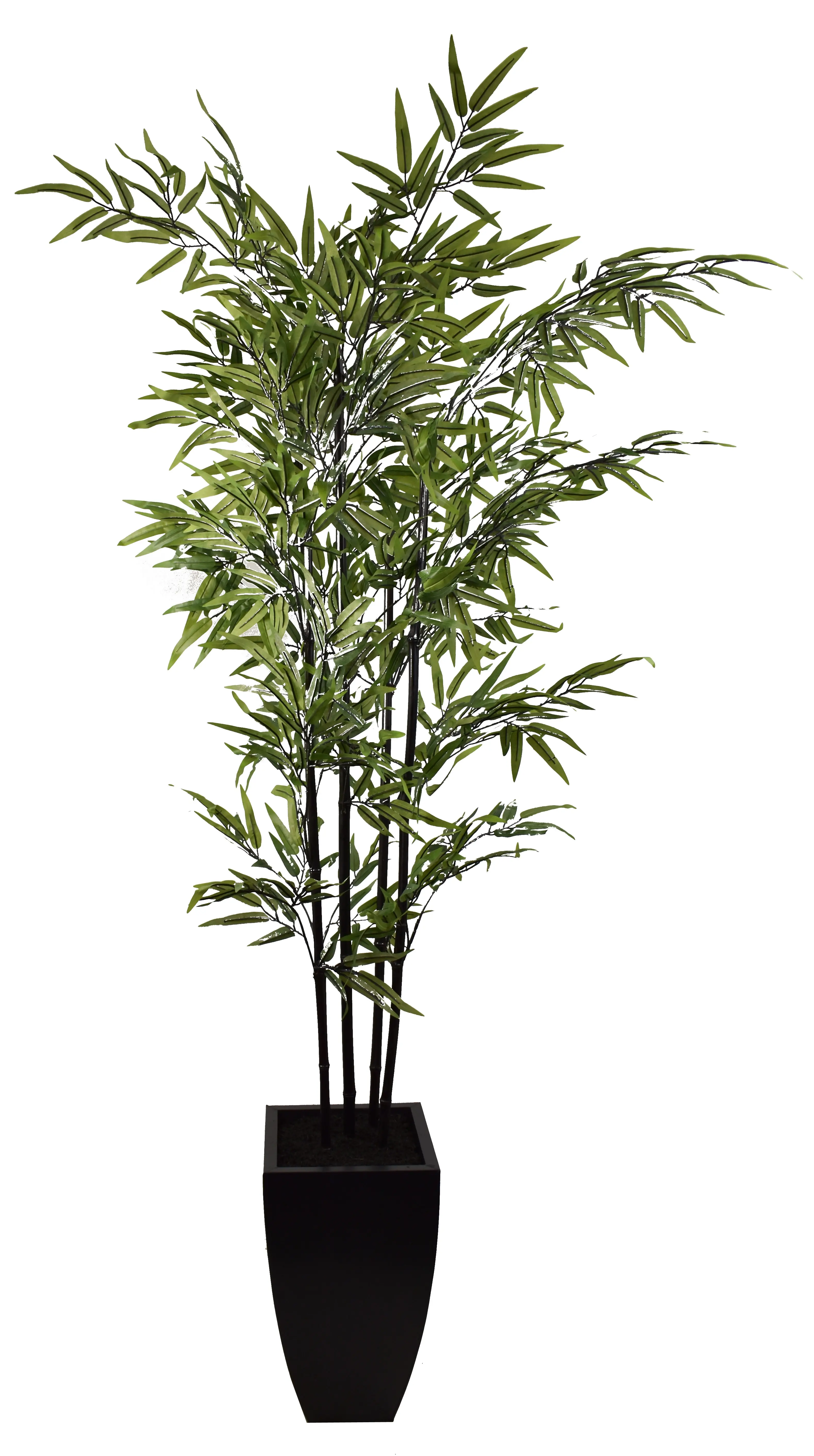Black Bamboo Tree in Black Vase-1