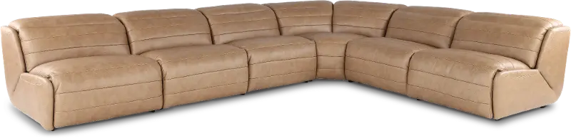 Jag Sand 6-Piece Power Reclining Sectional