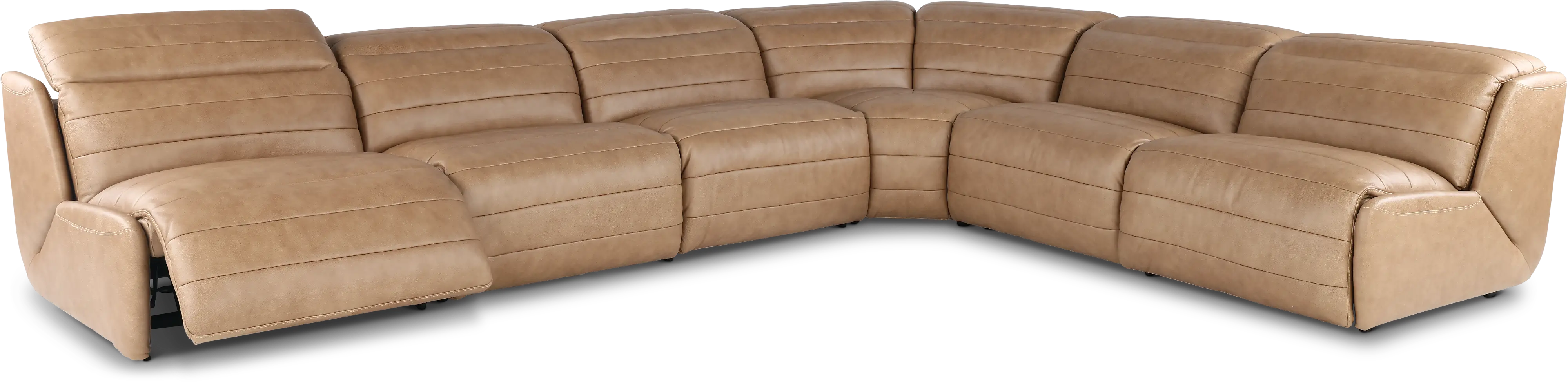 Jag Sand 6-Piece Power Reclining Sectional-4