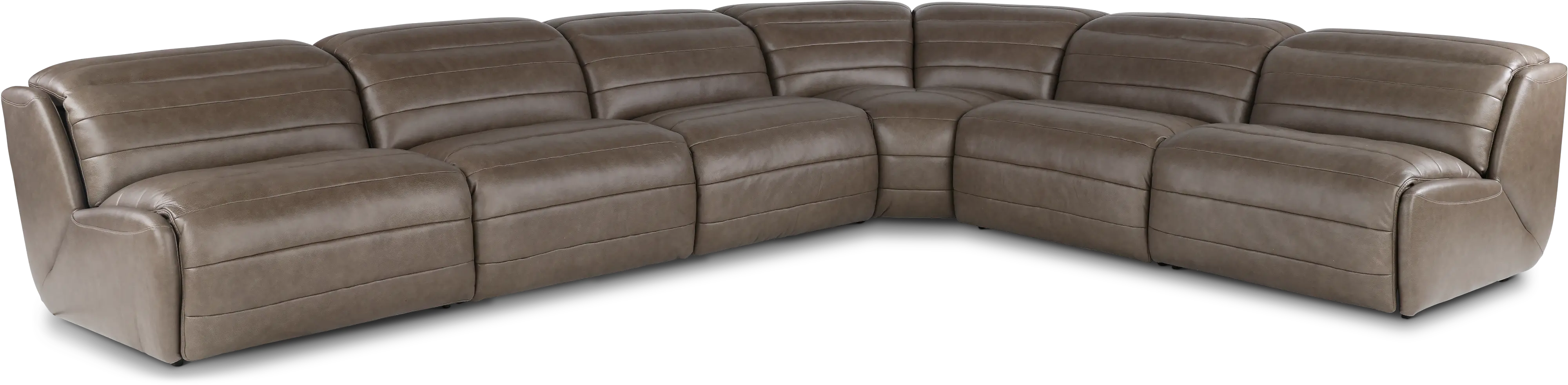 Jag Mushroom 6-Piece Power Reclining Sectional-1