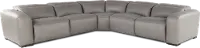 Chalet Gray 5-Piece Power Reclining Sectional