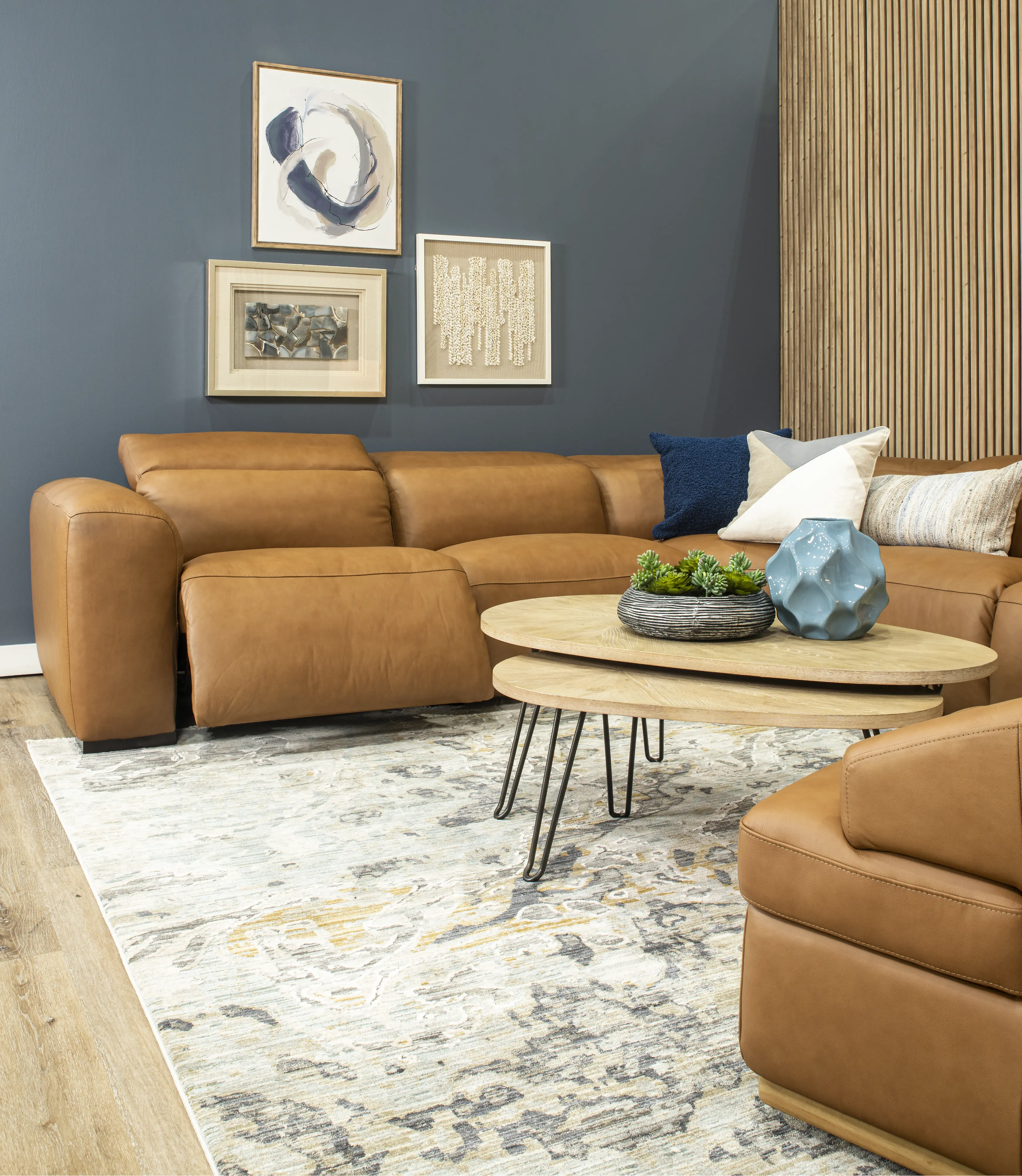 Chalet Butternut 5-Piece Power Reclining Sectional-7