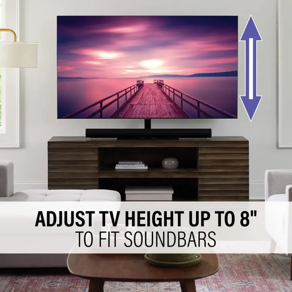 VSTV2-B2 SANUS Table-Top Swivel TV Stand for TVs 40 - 86 -2
