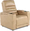Copley Tan Power Recliner with Power Headrest