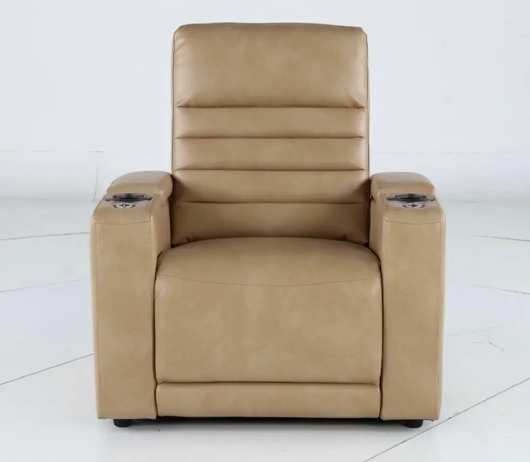 Copley Tan Power Recliner with Power Headrest-5