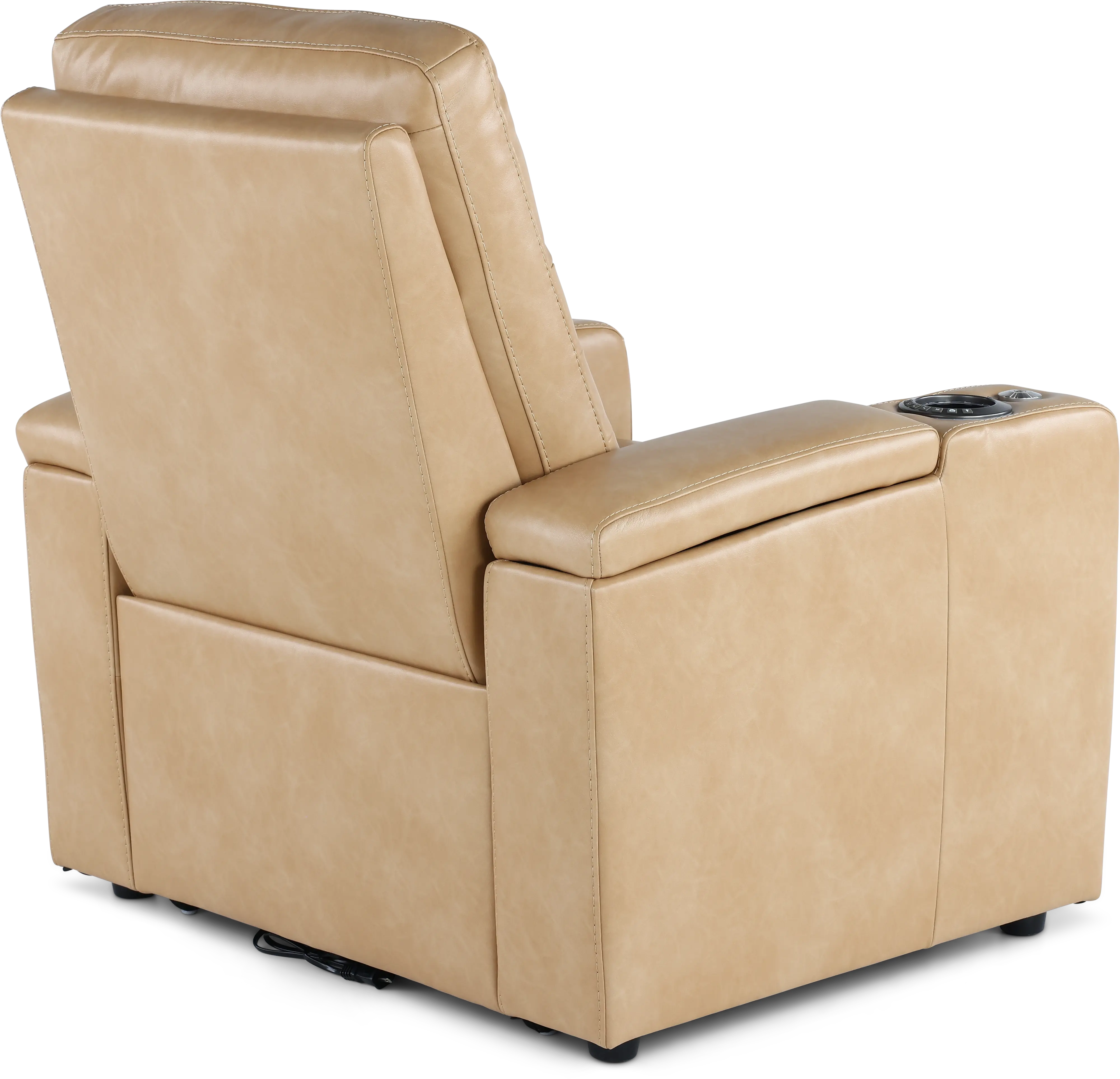 Copley Tan Power Recliner with Power Headrest-8