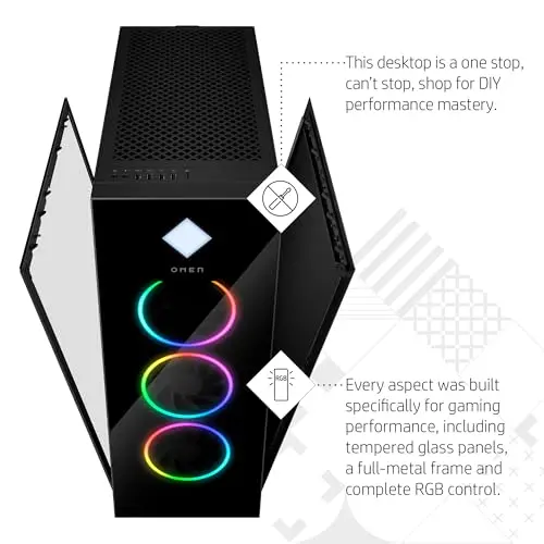 HP-OMGT22-2050 HP Omen 45L GT22-2050 Gaming Desktop RTX 4070 SUPER-4