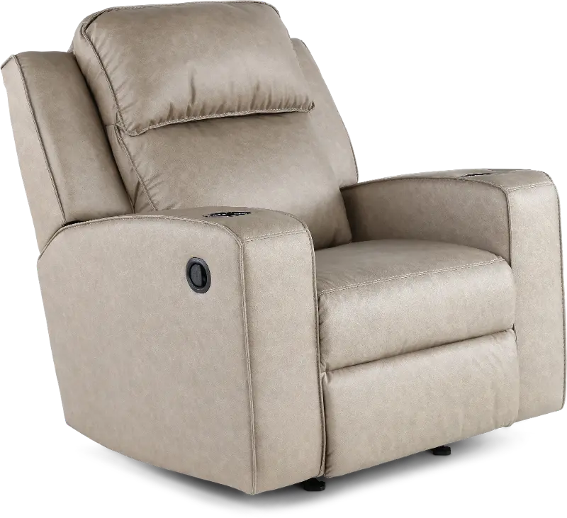 Lavenhorne Pebble Beige Recliner