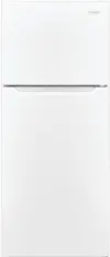 FFHT1822UW Frigidaire 17.6 Cu Ft Top Freezer Refrigerator - White