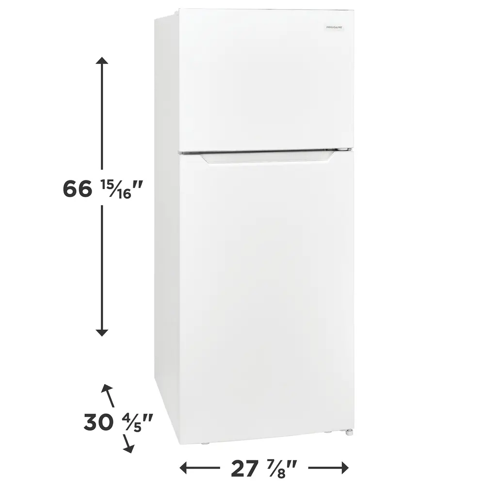 FFHT1822UW Frigidaire 17.6 Cu Ft Top Freezer Refrigerator - White-3