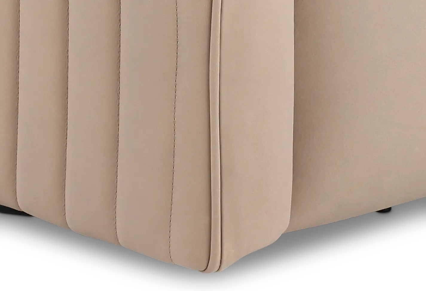 Marshmellow Cobblestone Leather Swivel Accent Chair-7