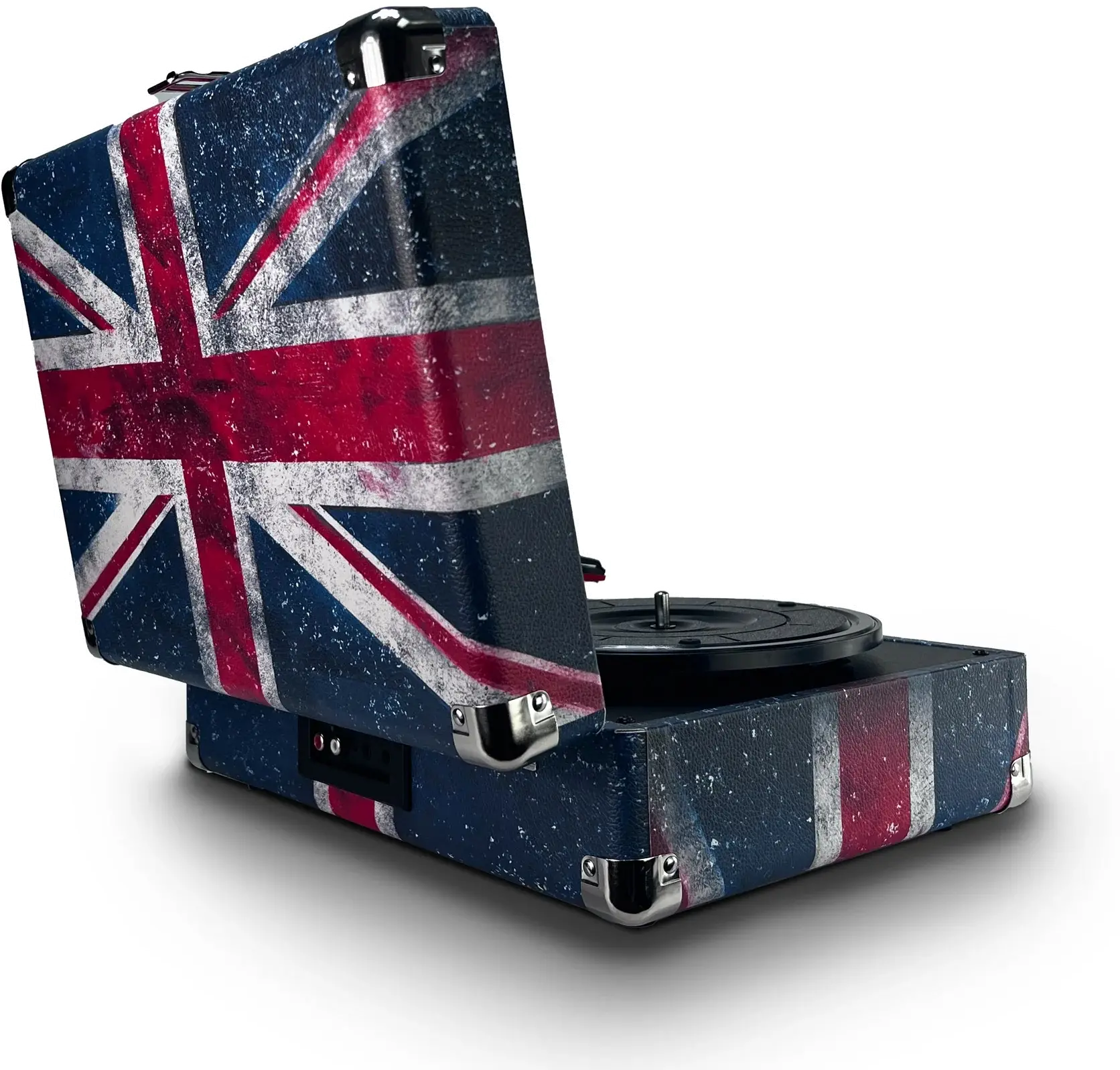 Victor Suitcase Metro Plus Portable Turntable - UK Flag-2