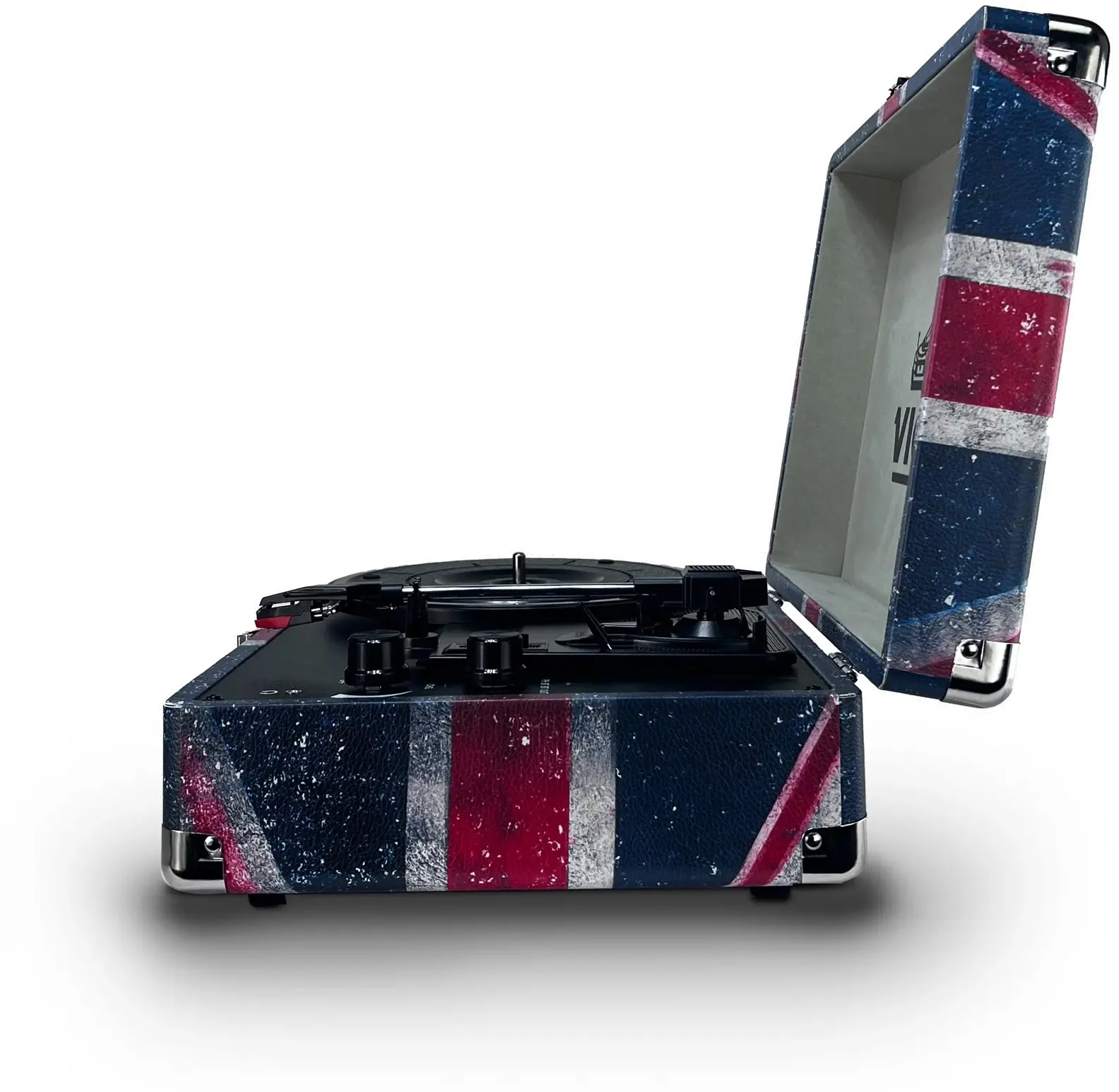 Victor Suitcase Metro Plus Portable Turntable - UK Flag-4