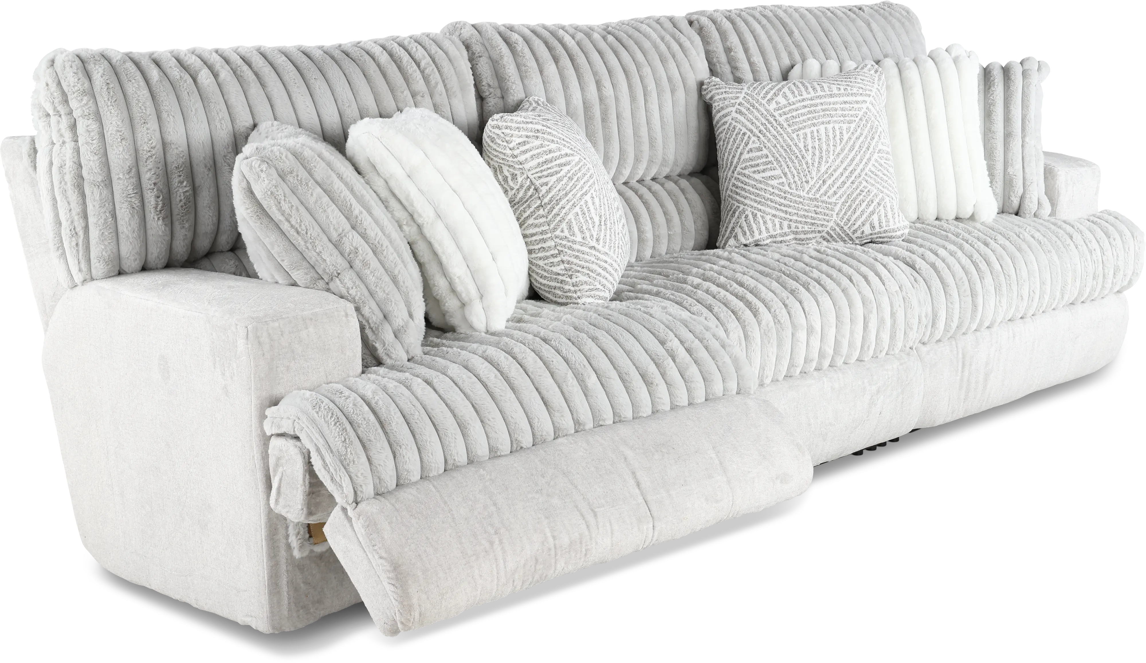 3PC/ABRAXAS/MNSTRUCK Abraxas Gray Power Reclining Sofa-6