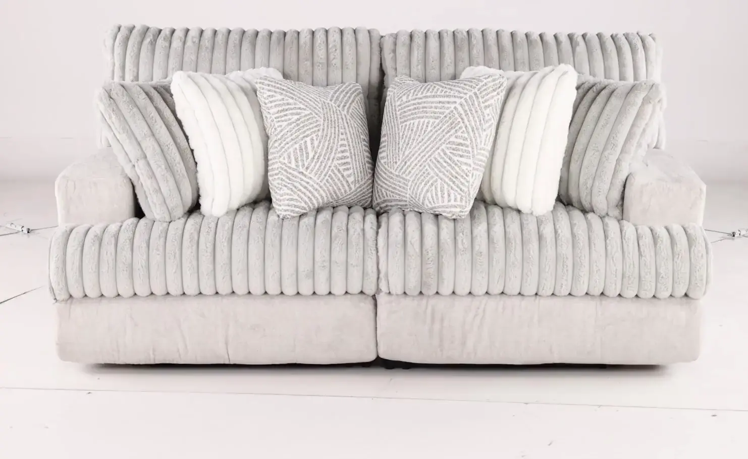 2PC/ABRAXAS/MNSTRUCK Abraxas Gray Power Reclining Loveseat-5