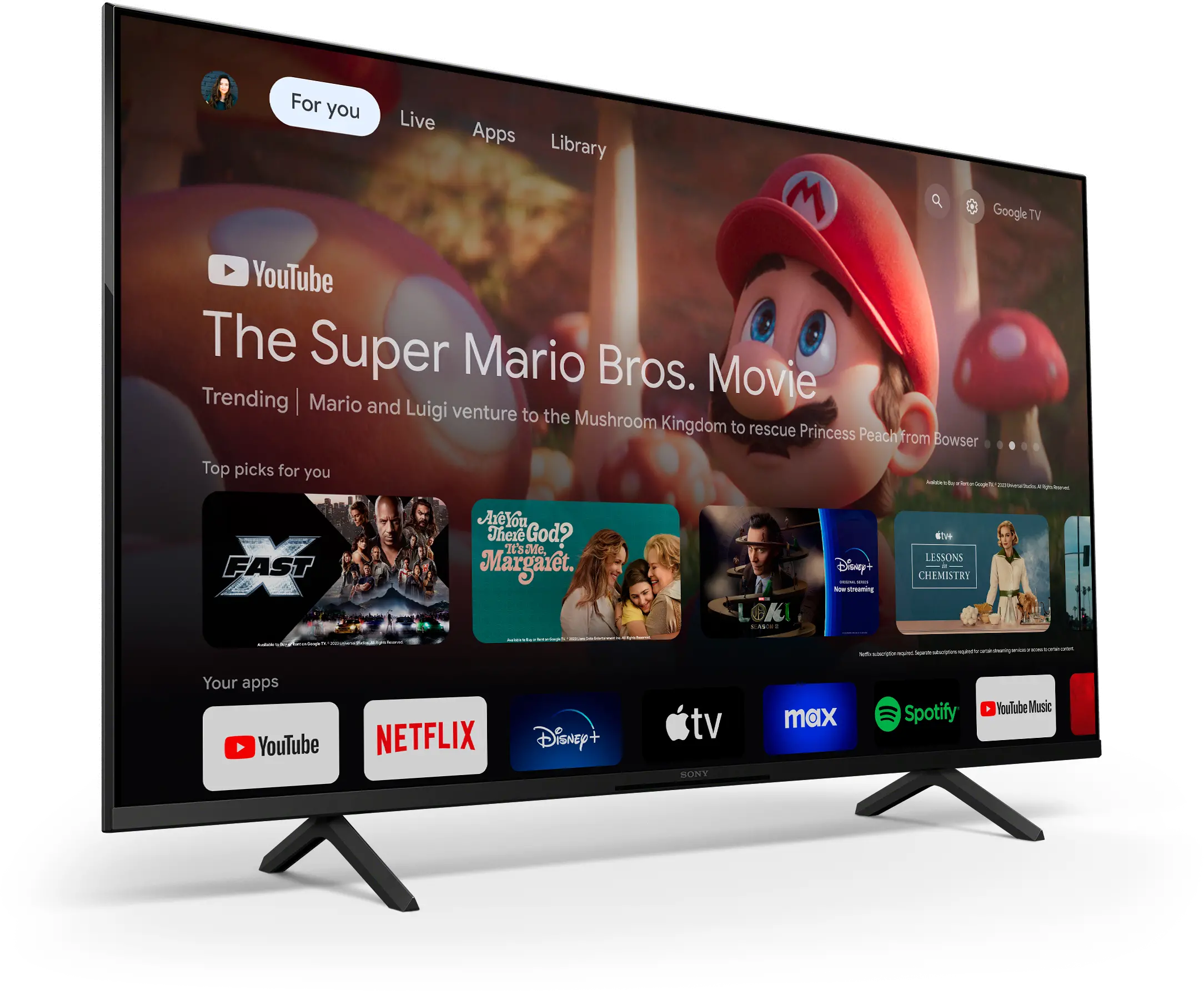 K50S30 Sony 50  BRAVIA 3 LED 4K HDR Google TV-3