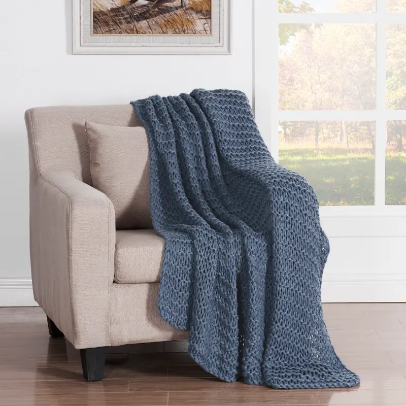 Luca Blue Throw