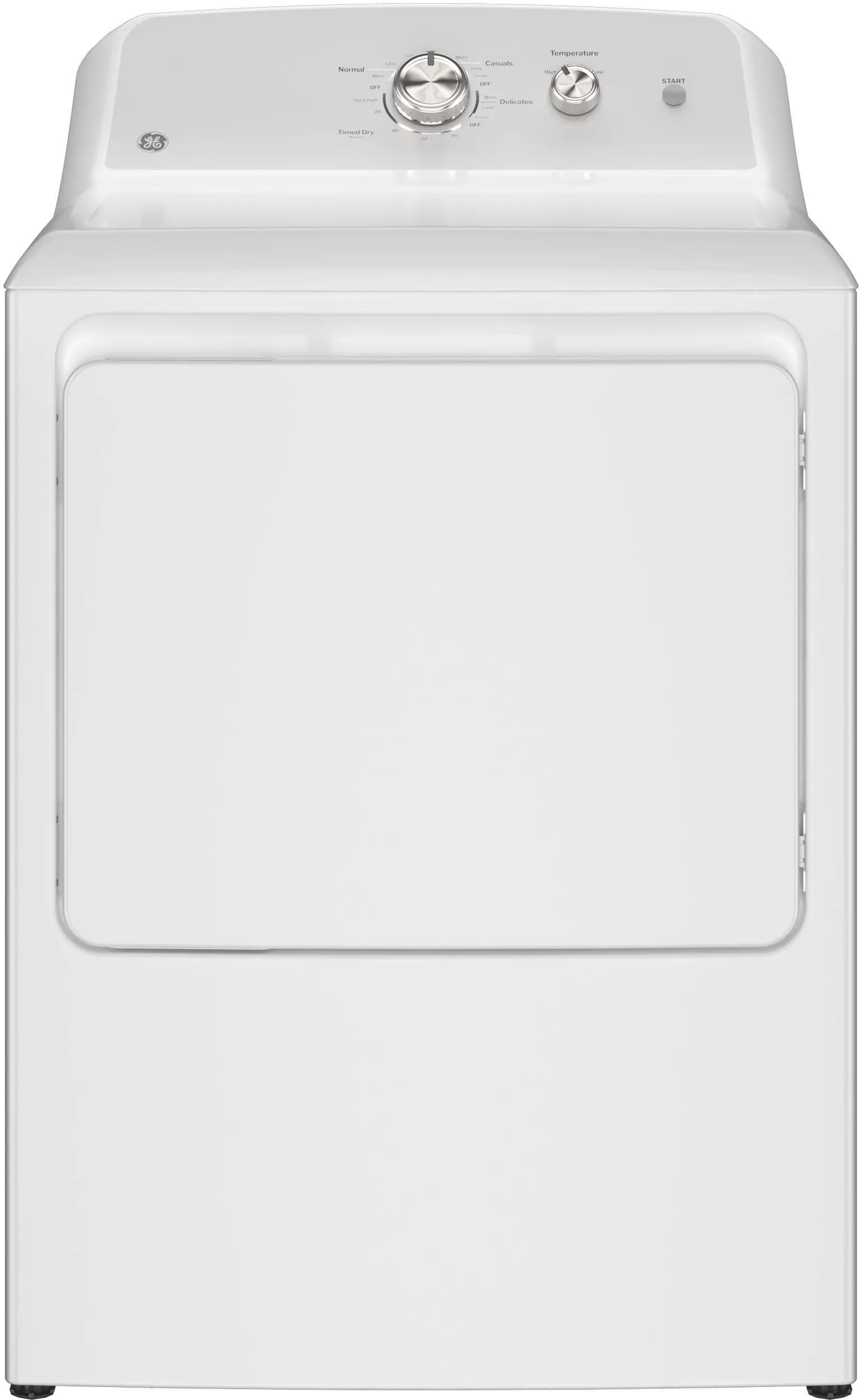 GTD38GASWWS GE 7.2 Cu Ft Gas Dryer - White-1