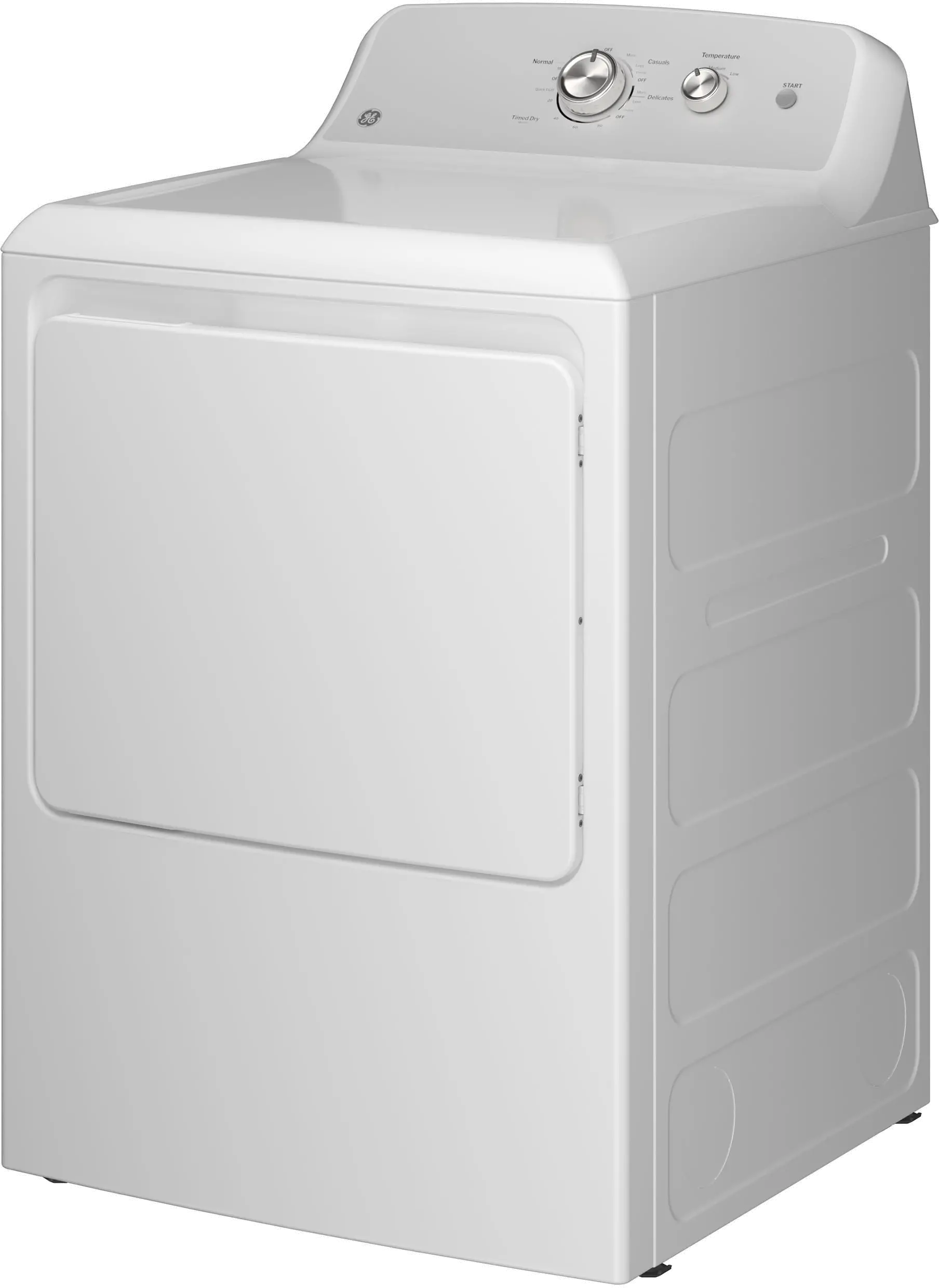 GTD38GASWWS GE 7.2 Cu Ft Gas Dryer - White-10