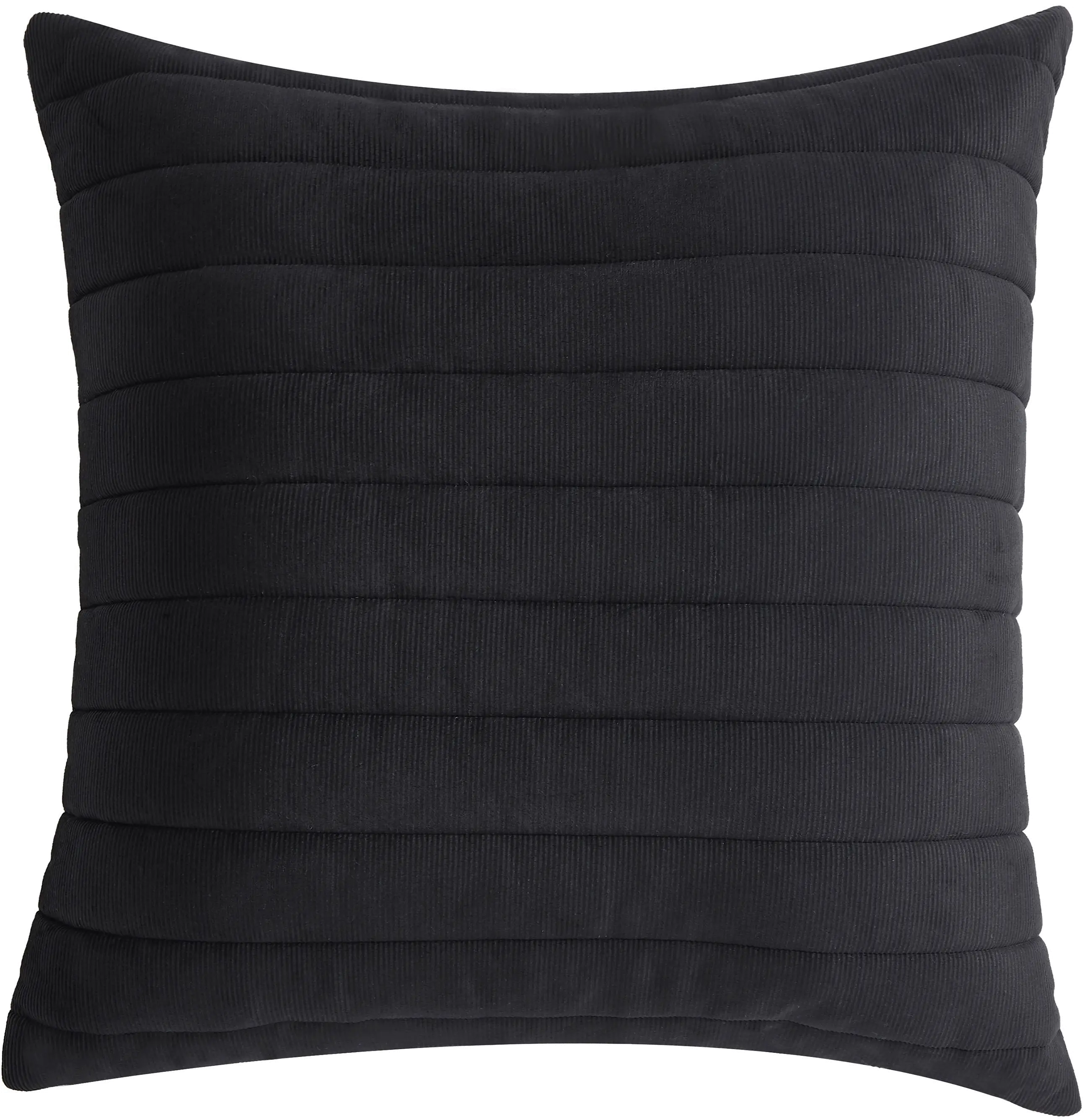 J. Queen Modern Valencia 20  Black Decorative Throw Pillow-1