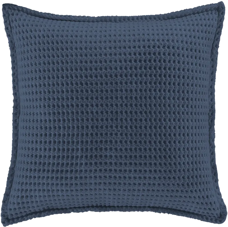J. Queen Natural Pebble Beach Indigo Blue King Sham