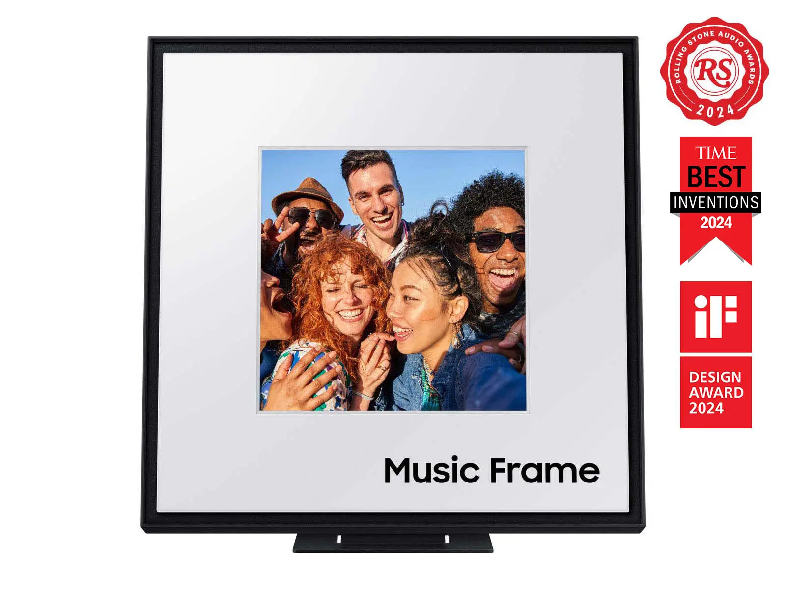 HW-LS60D/ZA Samsung Music Frame Smart Speaker/Picture Frame, Dolby Atmos - Black-2