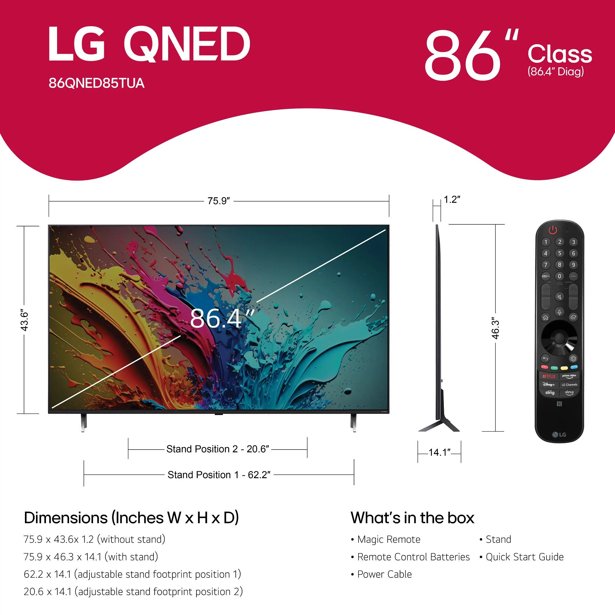 86QNED85TUA.AUS LG 86  85 Series QNED 4K UHD Smart webOS TV-18