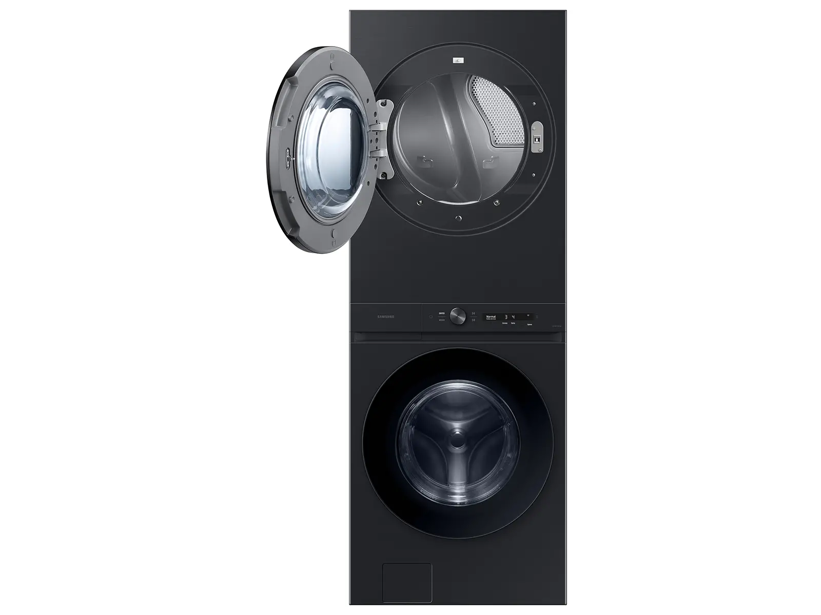 Samsung Electric Washer and Dryer AI Laundry Hub™ - Brushed Black-8