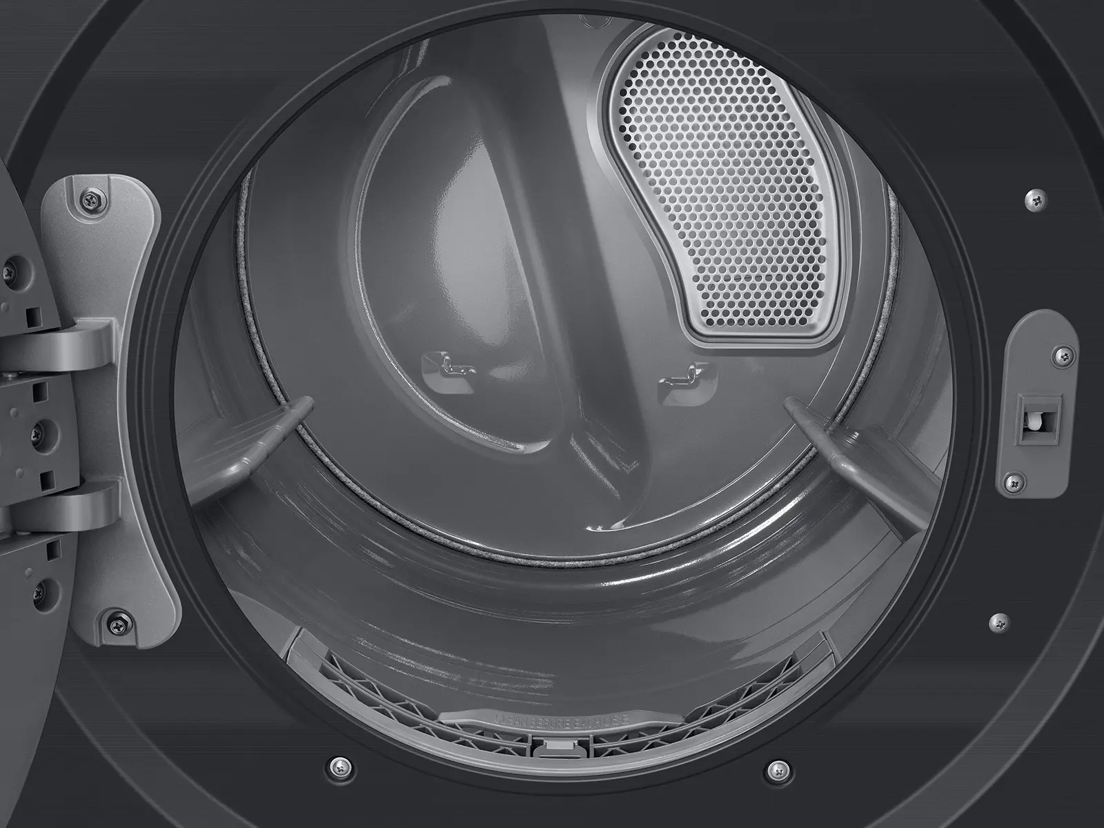 Samsung Electric Washer and Dryer AI Laundry Hub™ - Brushed Black-9