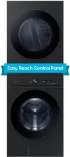 Samsung Gas Washer and Dryer AI Laundry Hub™ - Brushed Black