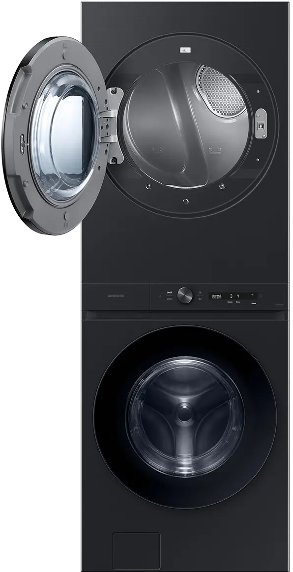 Samsung Gas Washer and Dryer AI Laundry Hub™ - Brushed Black-8