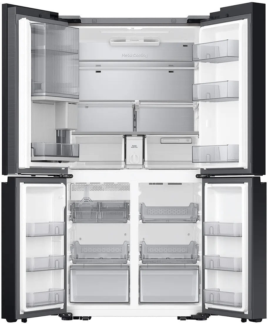Samsung Bespoke 28.6 Cu Ft 4-Door Flex Refrigerator - White Glass-11