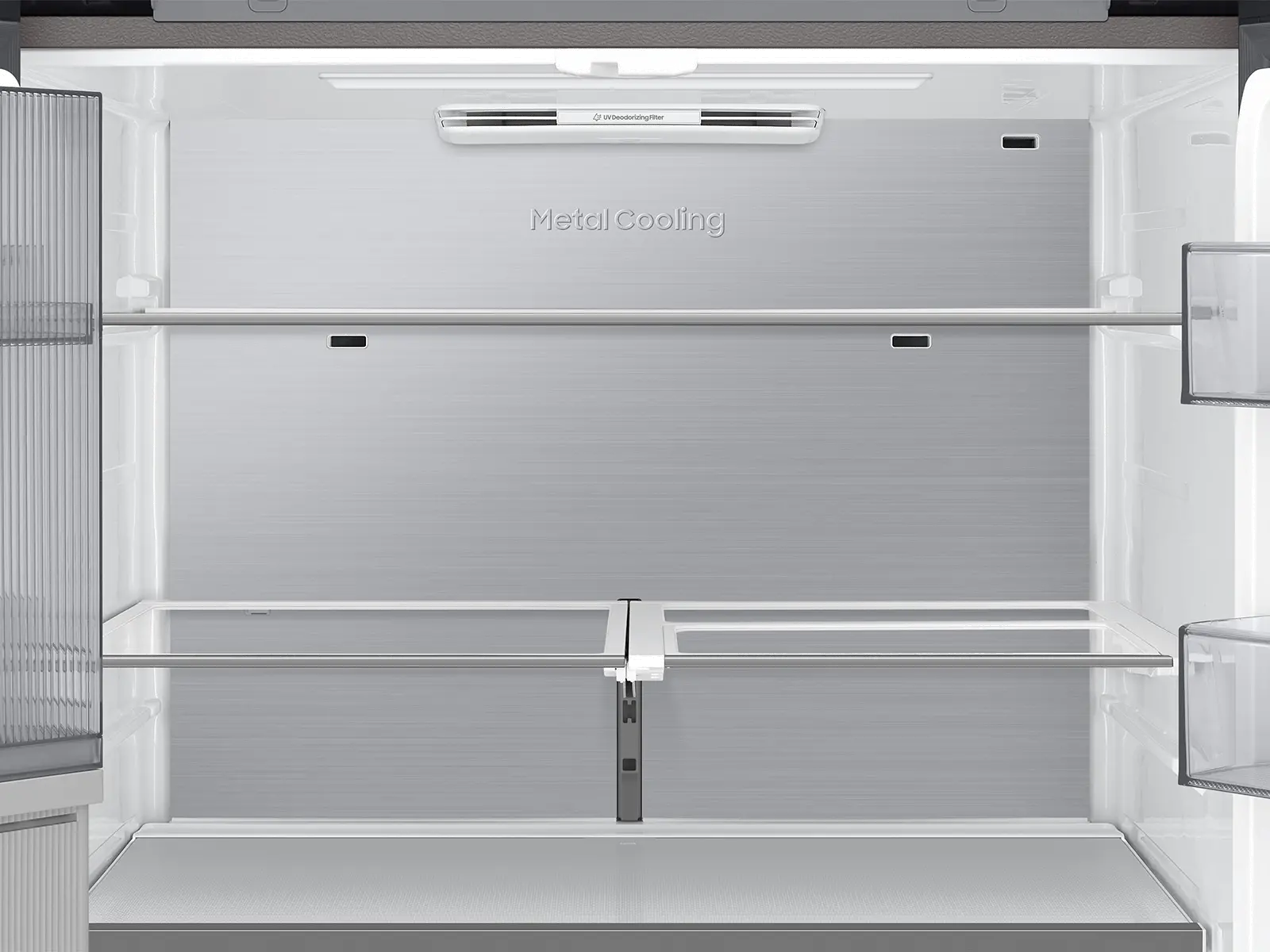 Samsung Bespoke 28.6 Cu Ft 4-Door Flex Refrigerator - White Glass-13