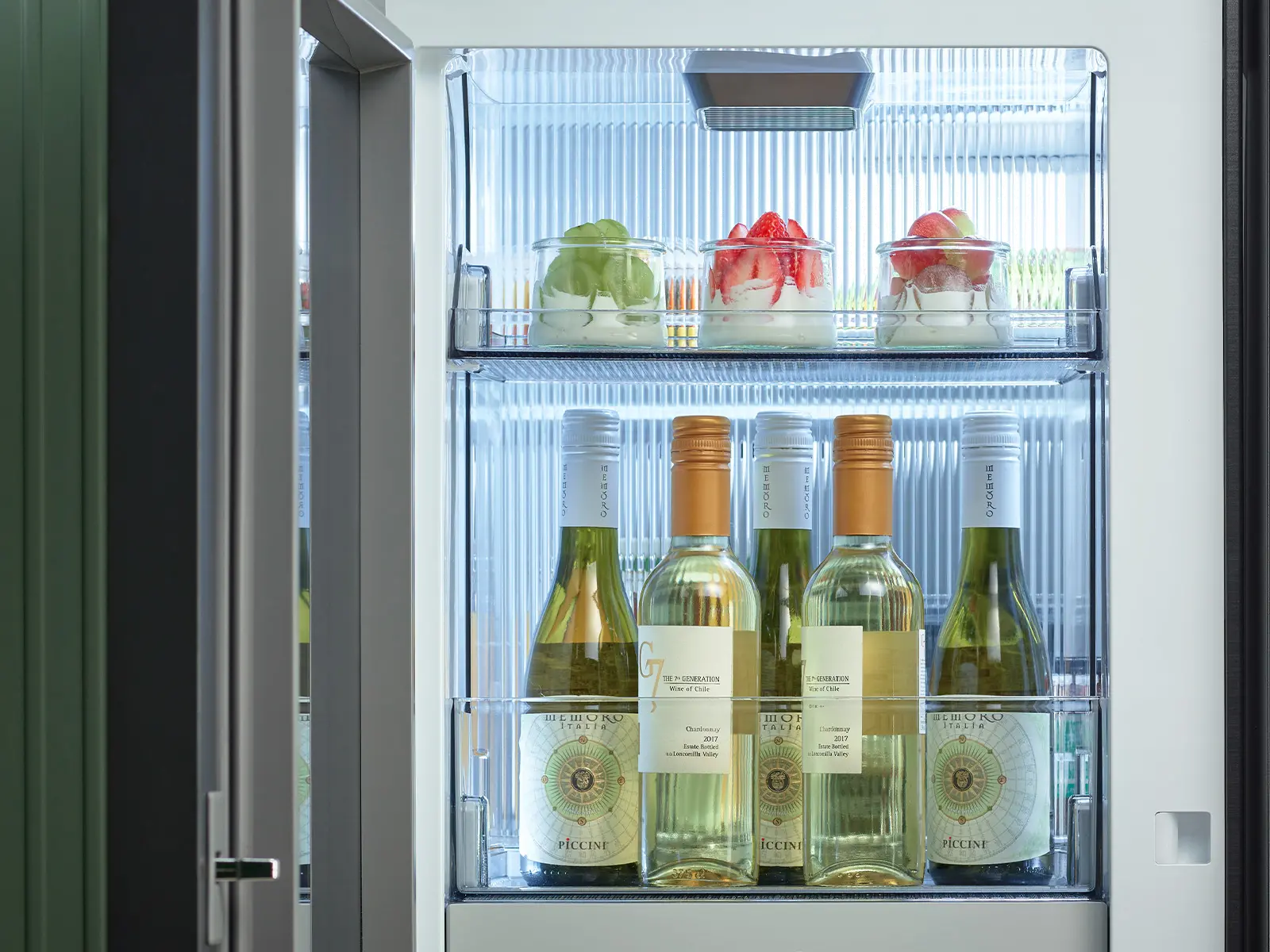 Samsung Bespoke 28.6 Cu Ft 4-Door Flex Refrigerator - White Glass-4