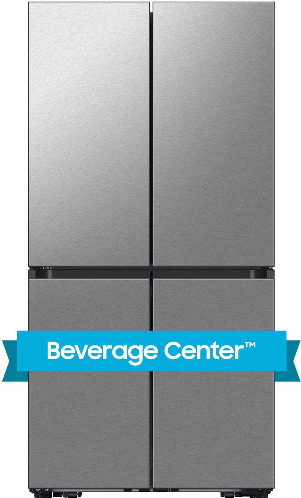Samsung Bespoke 28.6 Cu Ft 4-Door Flex Refrigerator - Stainless Steel
