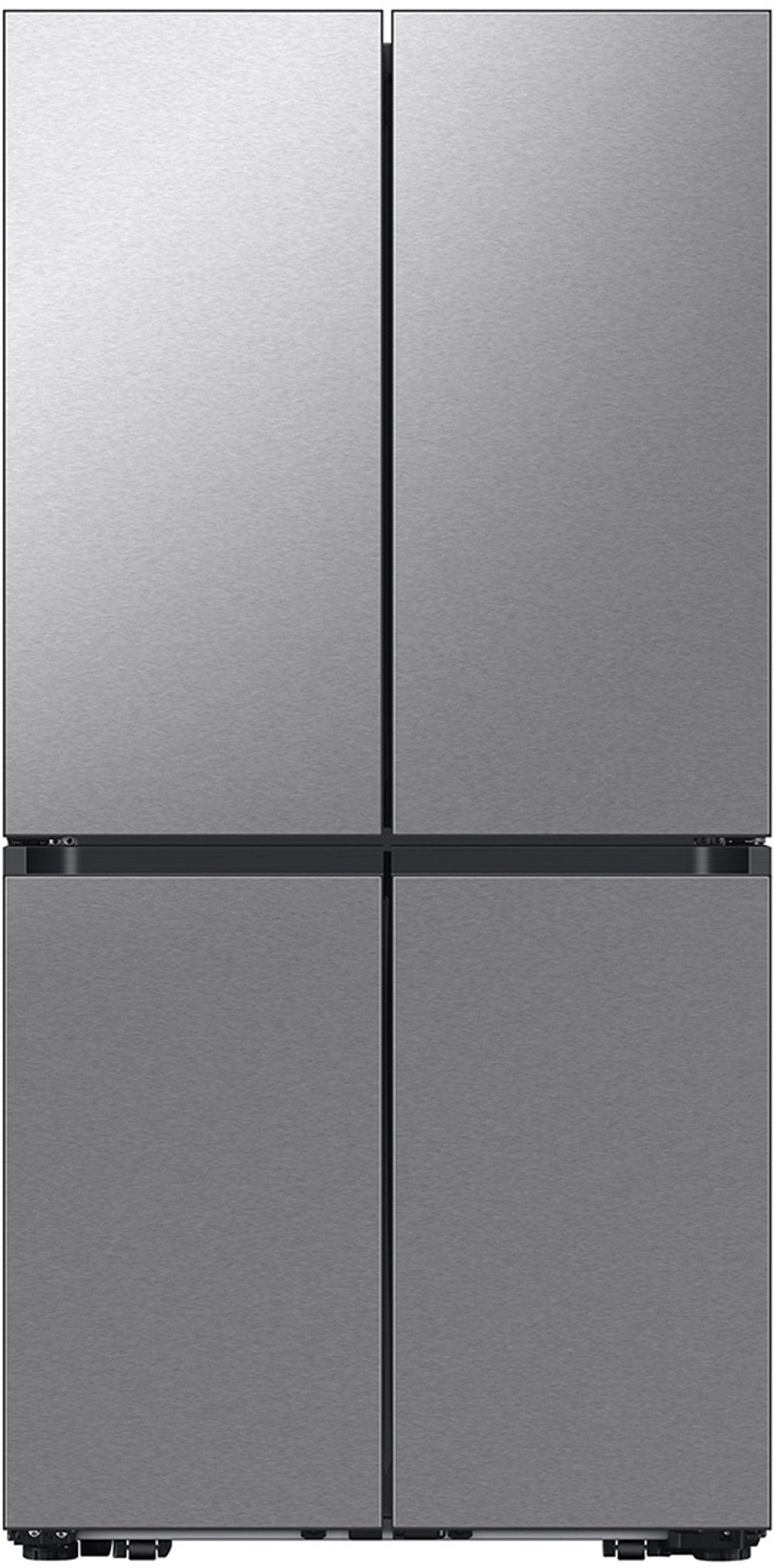 Samsung Bespoke 22.5 Cu Ft 4-Door Flex Refrigerator - Counter Depth Stainless Steel